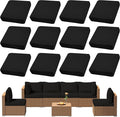 12Pcs Outdoor Cushion Covers, Elastic Patio Cushion Covers | Washable, by dreahoteztil