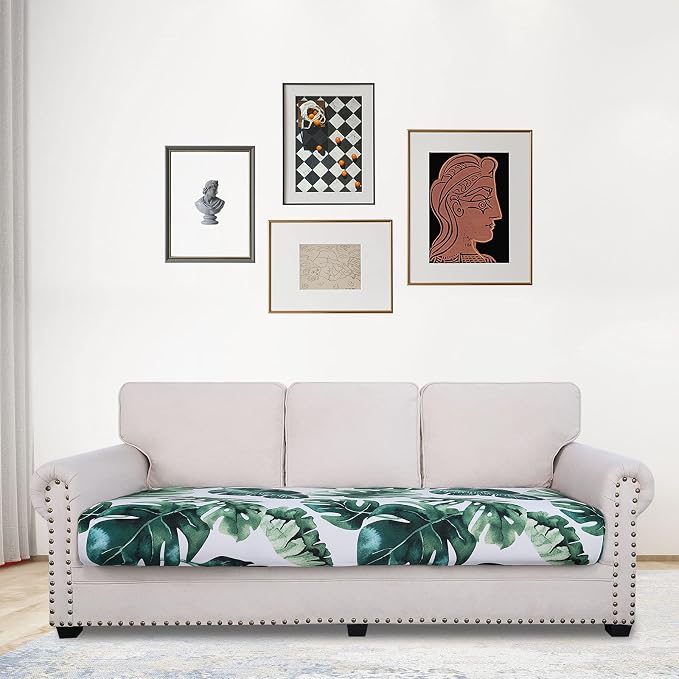 Printed Couch Cushion Covers, Sofa Covers Washable - Image 2