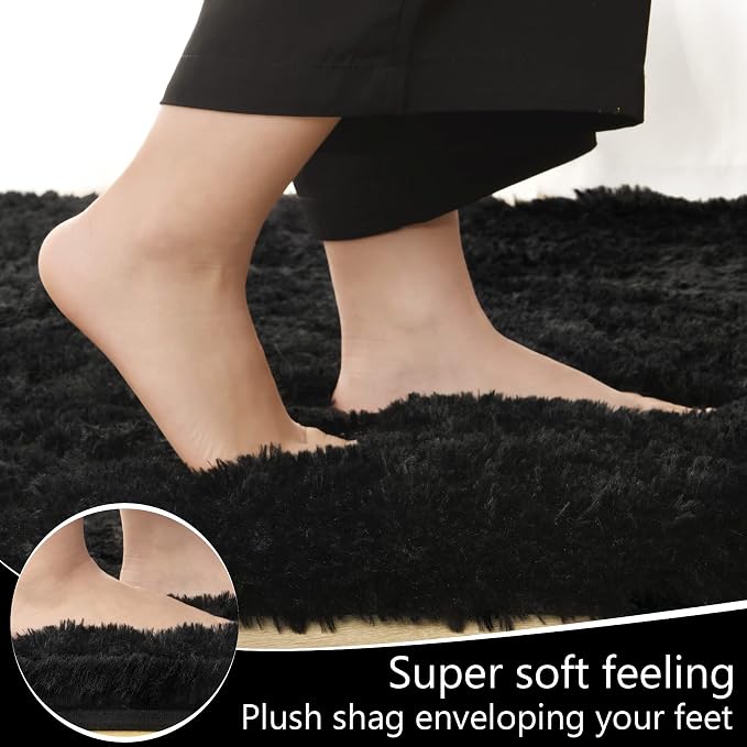 LOCHAS 4x6 Area Rugs Fluffy Living Room Carpets - Image 6