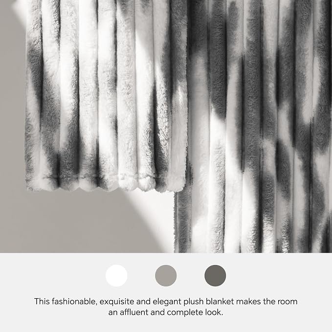BEDELITE Ribbed Twin Blanket for Couch & Bed, Warm Yet Lightweight, Ribbed - Image 3