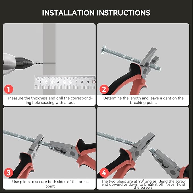 homdiy Black Cabinet Handles 10Pack 3inch Hole Center Kitchen Drawer Pulls and Knobs Stainless Steel Cabinet Hardware for Bathroom, Cupboard