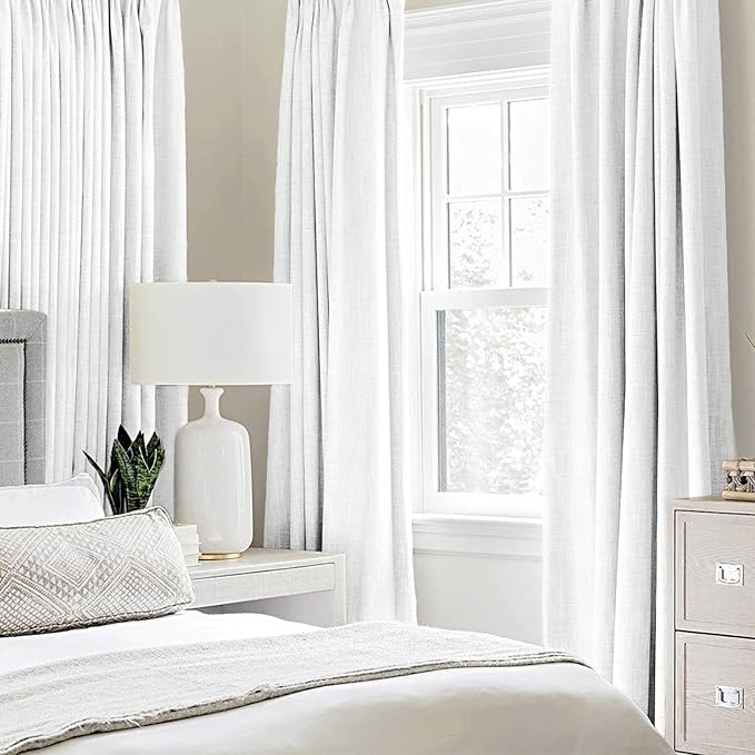 MIULEE 100% Blackout Linen Curtains - Image 2