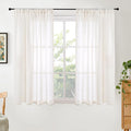 BGment Short Linen Curtains 42X54 Inch Length by BGment