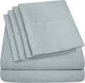 Sweet Home Collection 6 Piece Bed Sheet Set, Twin, Slate