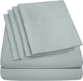 Sweet Home Collection 6 Piece Bed Sheet Set, Twin XL, Slate