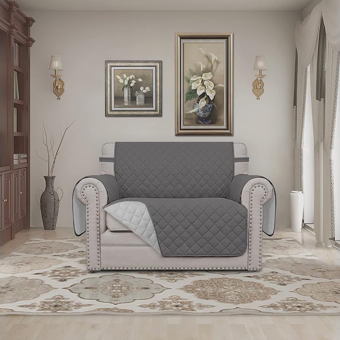 Easy-Going Reversible Couch Cover, Oversized Chair, Water Resistant Furniture - Image 2