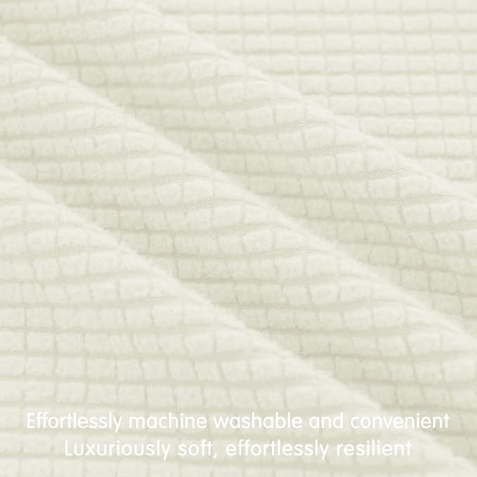 Hokway Couch Cushion Slipcovers Small Stretch Reversible Cushion Protector - Image 4