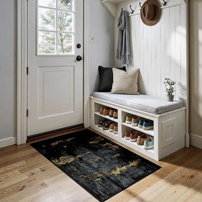 RELEANY Washable 3'x4' Abstract Area Rug - Image 3