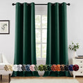 MIULEE Blackout Curtains for Bedroom 2 Panel 40 x 96 Inch Long Hunter Green | by MIULEE