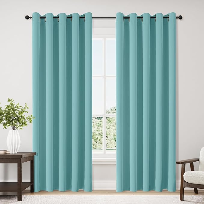 ChrisDowa Blackout Curtains for Bedroom and Living Room 70 Inches Wide | 2 by ChrisDowa