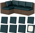 8Pcs Outdoor Cushion Covers, Stretch Patio Furniture Couch Chair Slipcovers | by VORSHAPE