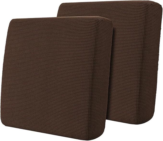 Hokway 2 Piece Individual Couch Cushion Slipcovers Stretch Reversible Cushion by Hokway
