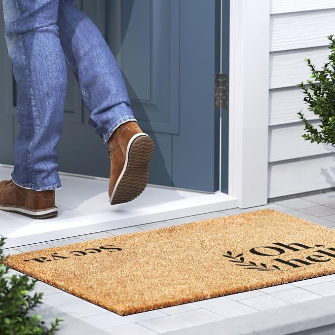 Barnyard Designs Front Door Welcome Mat | Printed Polyester Outdoor Rug - Image 4