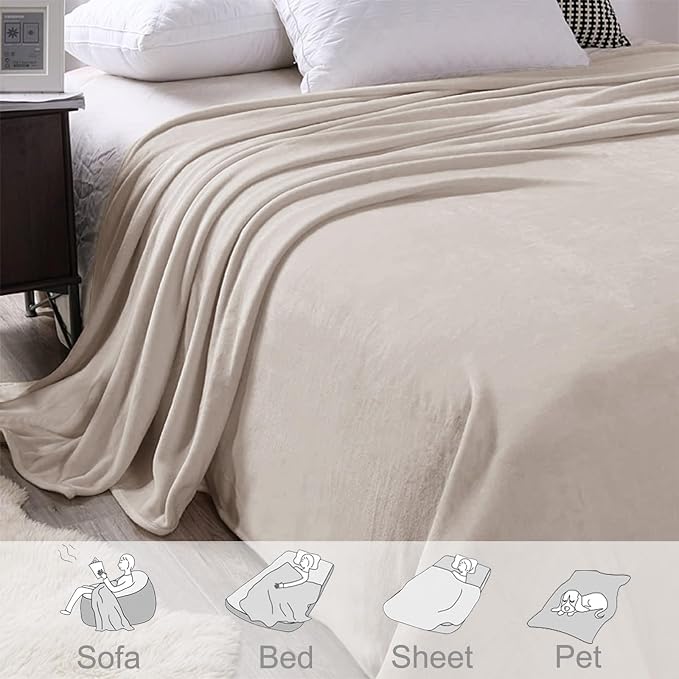 Exclusivo Mezcla Soft Large Fleece Throw Blanket - Image 4