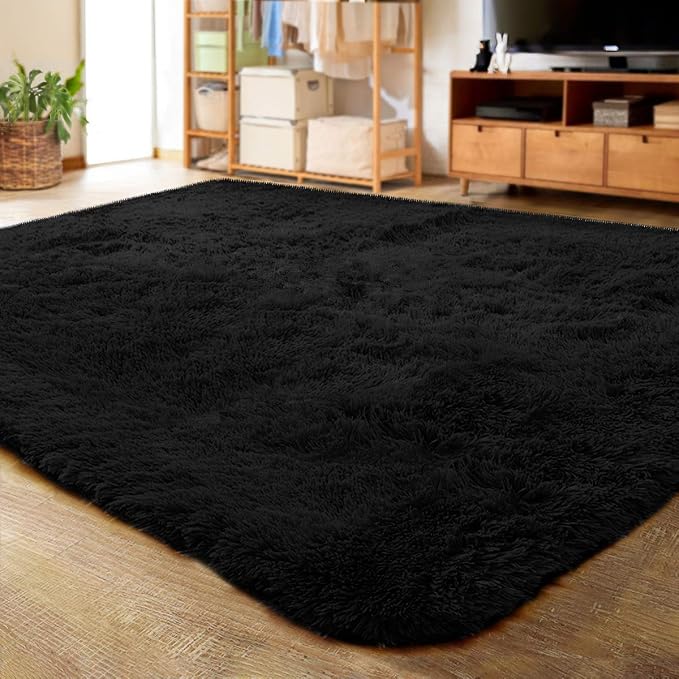LOCHAS 5x8 Area Rugs Fluffy Living Room Carpets - Image 2