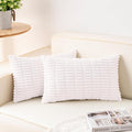 Aegero Pack of 2 Corduroy Decorative Throw Pillow Covers 12x24 Inch by Unknown