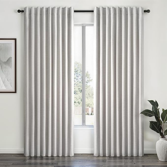 100% Blackout Curtains 70 Inch Wide 90 Inch Long by Topfinel