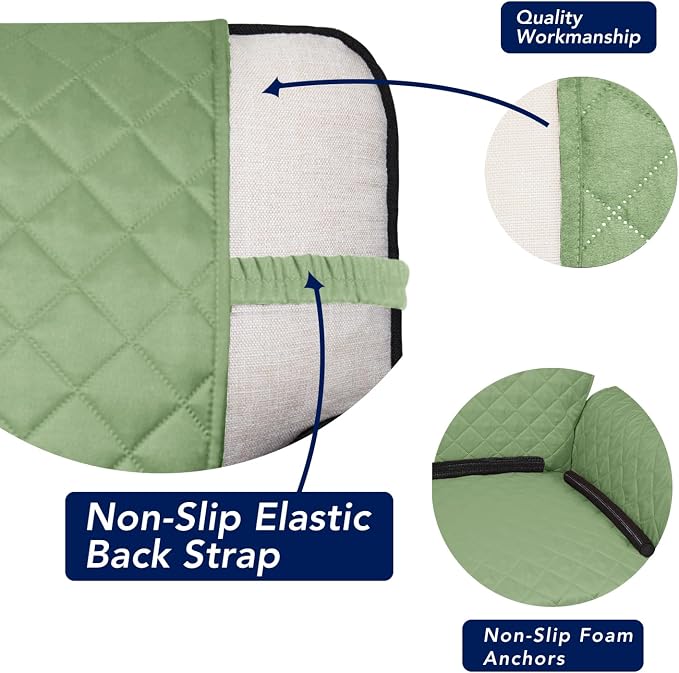 PureFit Reversible Quilted Couch Covers - Image 3