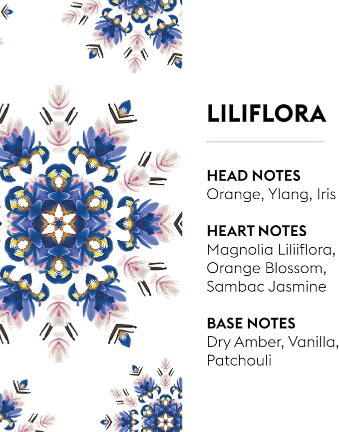 Maison Berger - Liliflora - Lampe Berger Fragrance Refill Oil for Home Diffusers - Luxury Air Freshener with Magnolia, Orange Blossom & Vanilla Notes - 16.9 Fl Oz (500ml)