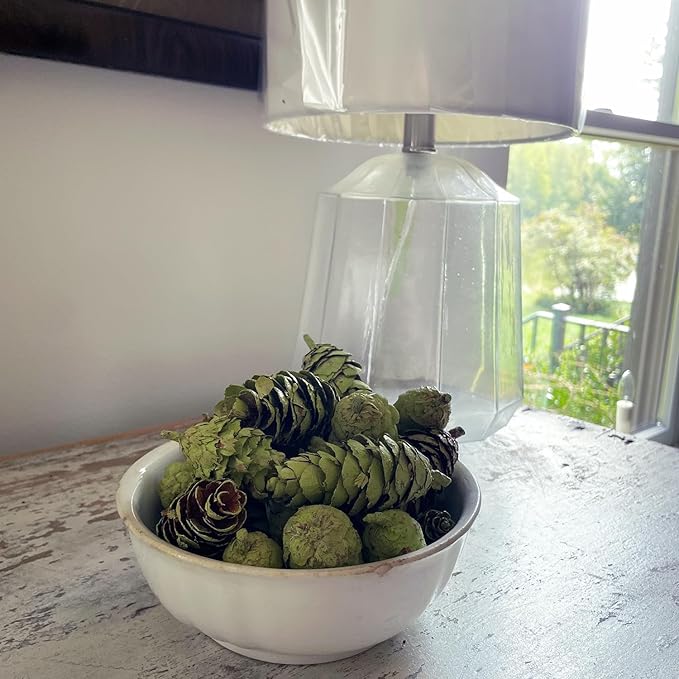 Hillhouse Naturals Cedar & Pine 8oz Potpourri Green Pine Cones. Our Potpourri Combines The Fresh Scent of Pine with a Subtle hint of Cedar and Citrus Peel. Made in The USA.