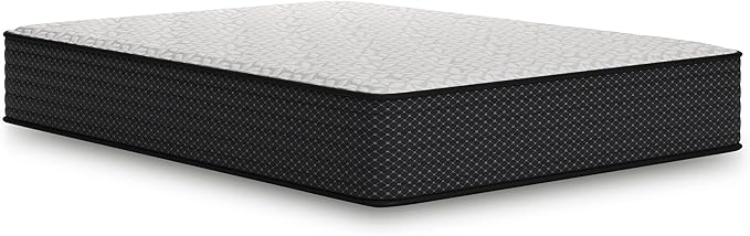 Signature Design by Ashley Limited Edition Plush 12 Inch Hybrid Mattress with Gel Memory Foam and Edge Support for Cool Sleep and Pressure Relief, Full, Fiberglass Free, Mattress In A Box