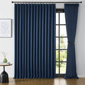 Extra Wide Patio Sliding Door Curtains 95 Inces Long 2 Panels, Vertical Blinds by KEQIAOSUOCAI