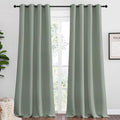 NICETOWN Sage Green Blackout Curtains 120" Long by NICETOWN