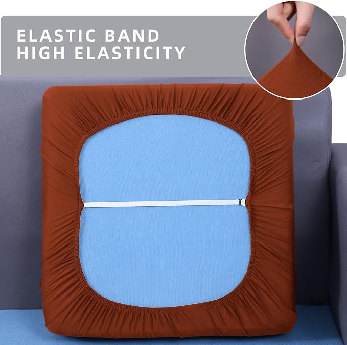 Waterproof Couch Cushion Covers, Stretch Sofa Seat Slipcovers | Stretch Fabric - Image 5