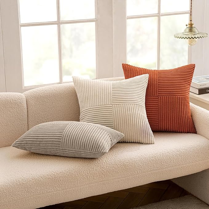 MIULEE Taupe Decorative Throw Pillow Covers - Image 5