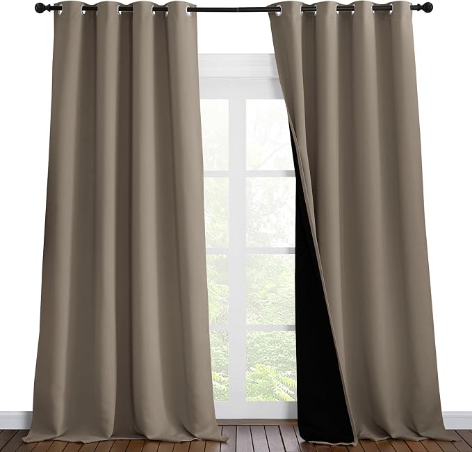 NICETOWN 100% Blackout Blinds, Laundry Room Decor Window Treatment Curtains by NICETOWN