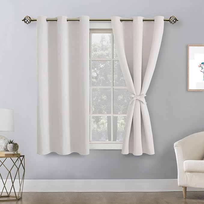 Blackout Curtains for Bedroom, 2 Drape Panels, 42 x 54 Inch | Thermal Insulated - Image 8