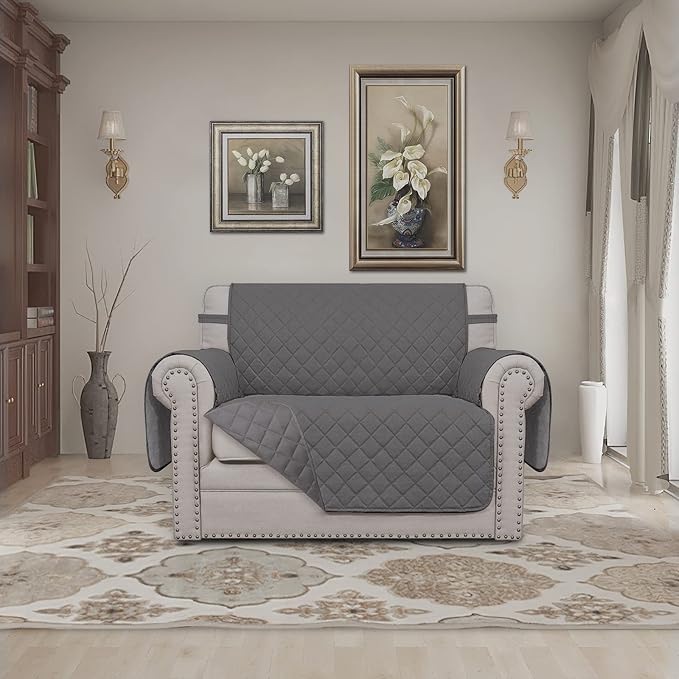 Easy-Going Reversible Couch Cover, Oversized Chair, Water Resistant Furniture - Image 2