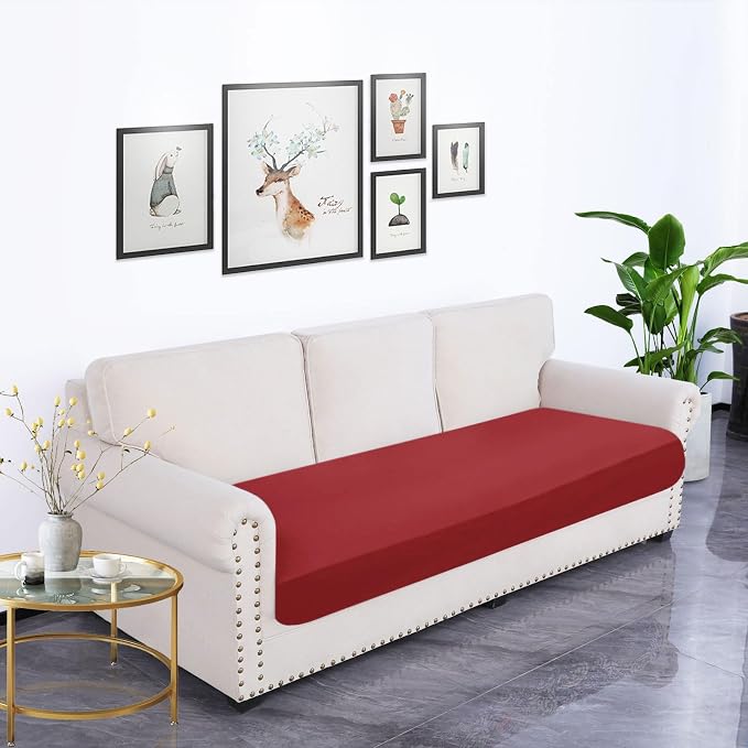 Waterproof Couch Cushion Covers, Stretch Sofa Seat Slipcovers | Stretch Fabric - Image 7