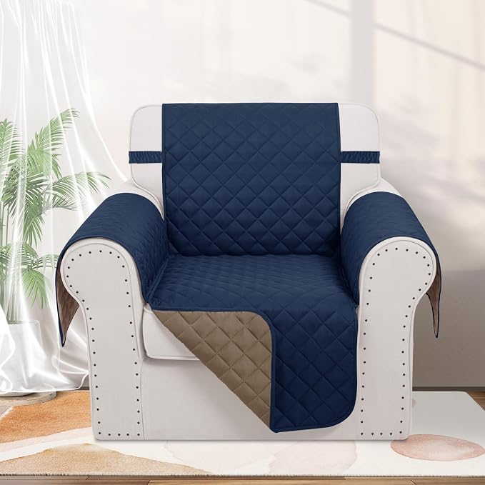 Reversible Recliner Chair Covers, Water Repellent, Chair Protectors Covers - Image 2