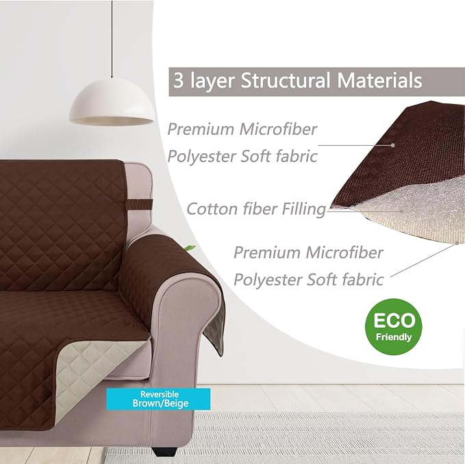U-NICE HOME Loveseat Sofa Cover - Image 4