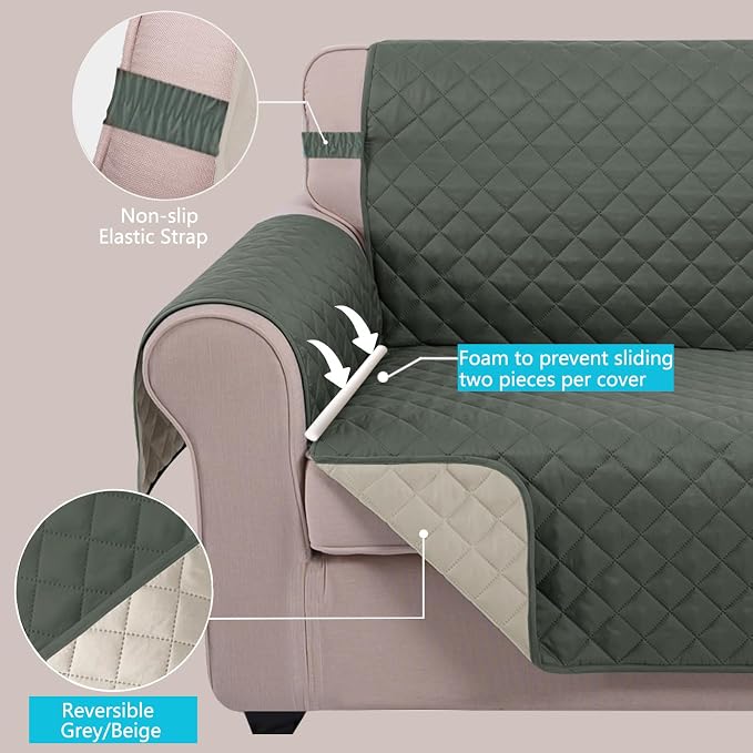 U-NICE HOME Loveseat Sofa Cover - Image 3