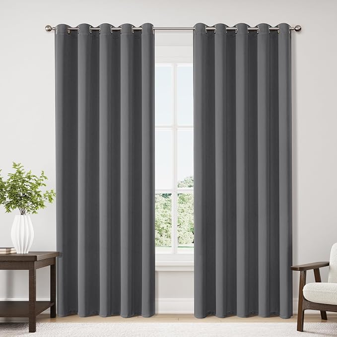 ChrisDowa Blackout Curtains for Bedroom and Living Room 70 Inches Wide | 2 by ChrisDowa