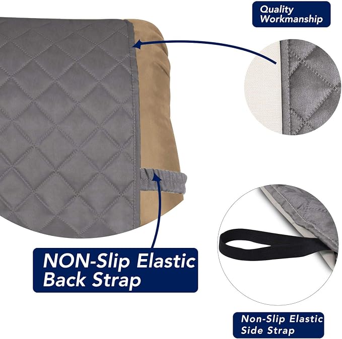 PureFit Reversible Recliner Chair Covers Couch Covers - Image 3