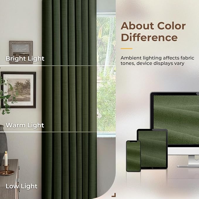 INOVADAY 100% Blackout Curtains - Image 8