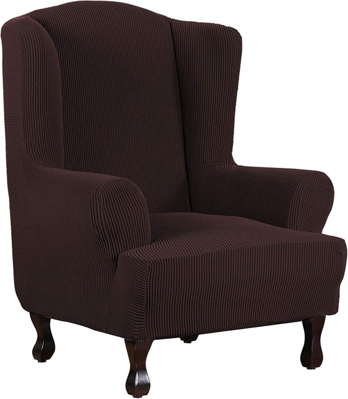 H.VERSAILTEX Wing Chair Slipcover Chair Covers by HVERSAILTEX