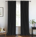Linen Textured Total Blackout Curtains by 100BlackoutShield