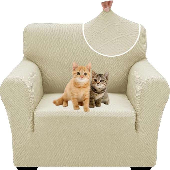 XINEAGE New Stretch Armchair Covers 1 Piece Chair Slipcovers Chair Protector by XINEAGE