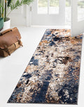 Keen Home Design Area Runner Rugs - 2x10 Non-Shedding, Abstract Runner for Kitchen, Living Room, Bedroom, Dining Room, Entryway - Size: 2'8" x 9'11", Multi