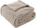 60x80 Inch Brown Twin Blanket by LUSSENAHOME