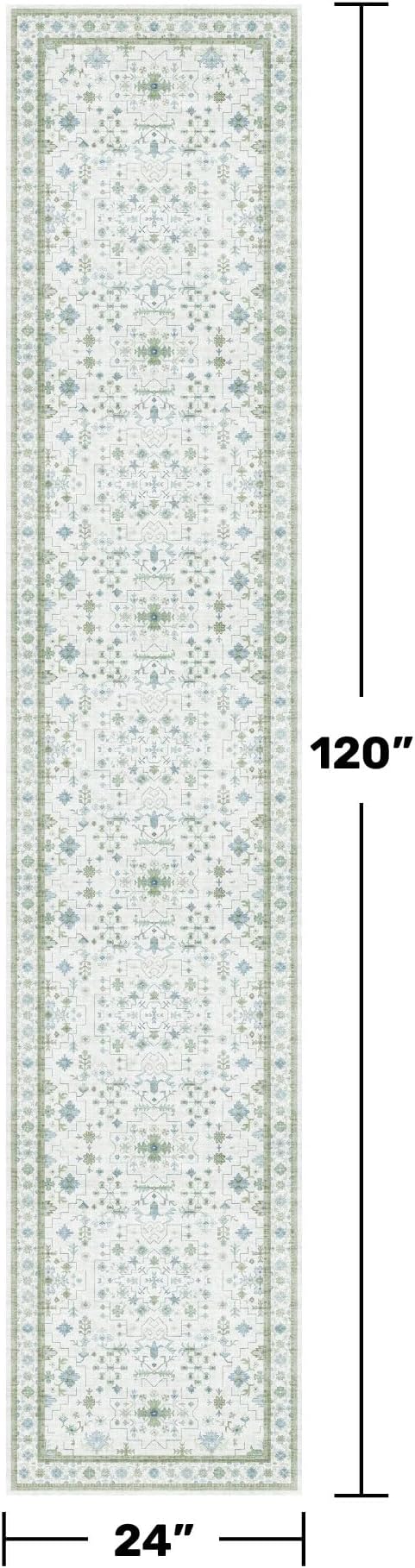 Oushak Runner 2x10 Hallway Rug - Image 2