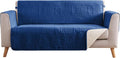 Blue Loveseat Covers for 2 Cushion Couch, Water-Repellent Sofa Slipcover for by Pamhaven