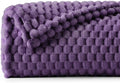 BEDELITE Purple Twin Blanket for Couch, Soft Cozy Gifts for Women, 60 * 80 | 3D by BEDELITE