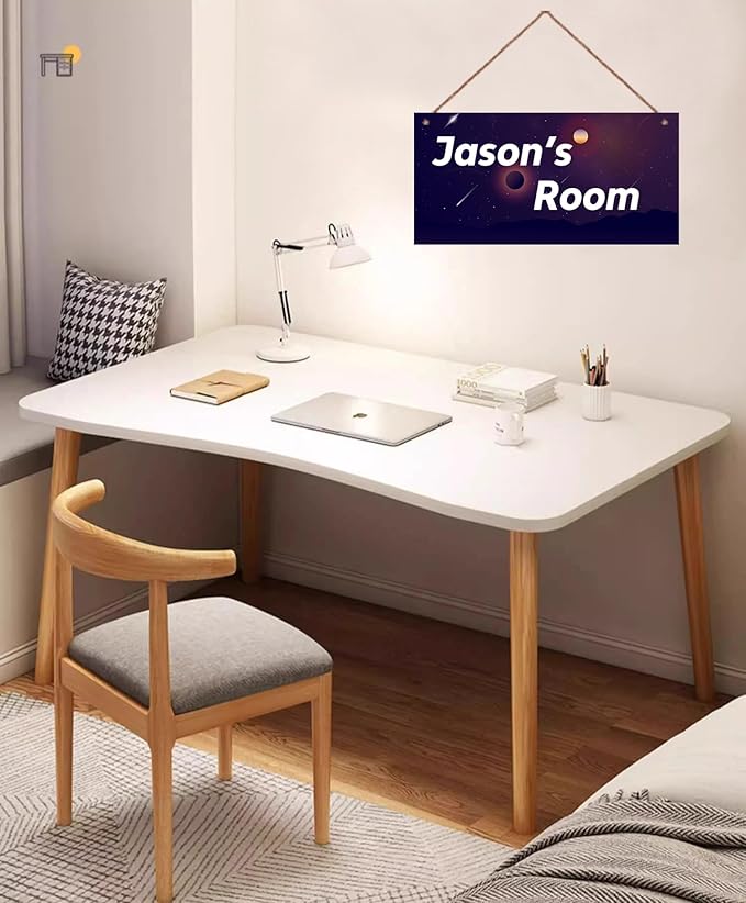 Personalized Sign Fantasy Universe Themed For Kids Room Nursery Door Decor,Custom Name Satrs Wall Art Decor Decorative Plate for Boys Bedroom Girls Room Baby Game Room