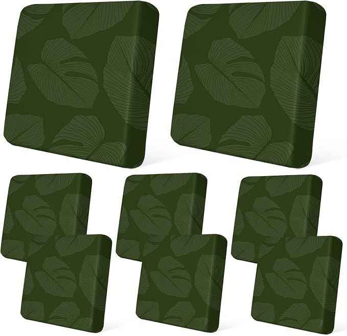 8Pcs Patio Cushion Covers Stretch Outdoor Furniture Protector Slipcovers | by pickyNproud