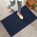Sturdy Front Door Mat, Absorbent Muddy Dirt Resist Welcome Door Mats Outdoor by HIYARD